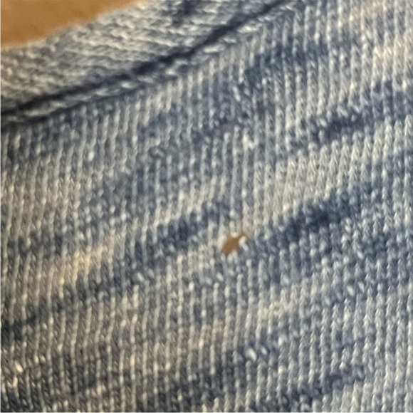 Y2K Elena Gilbert MADEWELL Henley Blue 100 % soft cotton Racer Back Tank SZ S - Picture 12 of 15